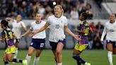 USWNT rebounds from humbling loss, defeats Colombia in Concacaf W Gold Cup quarterfinal