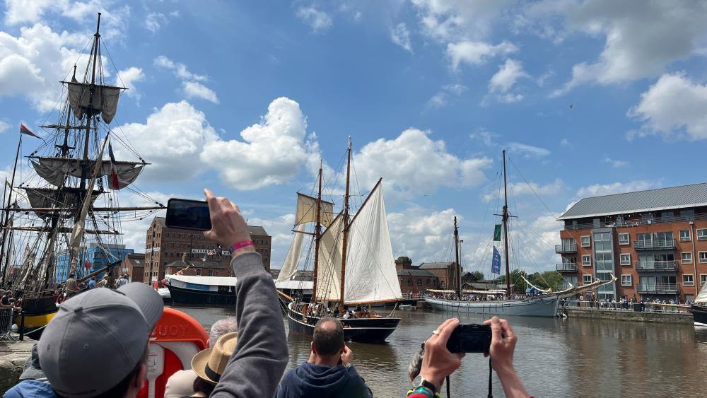 Visitors flock to docks for Tall Ships Festival