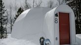 Glamp in Cozy Domes on a Remote Canadian Island With 180-degree Views, a Skylight, and the Chance to See the Northern Lights