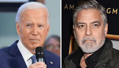 Clooney thanks Biden for ‘saving democracy once again,’ backs Harris