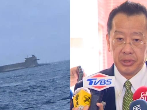 新／解放軍潛艦出現「海峽中線」 國防部長回應了