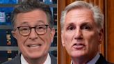 Stephen Colbert Rips Apart Kevin McCarthy With 1 Sharp-Toothed Film Reference