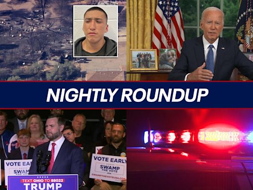 Biden speaks to nation after dropping out of race; man accused of starting Watch Fire | Nightly Roundup