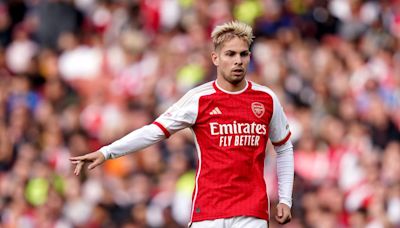 Emile Smith Rowe misses Arsenal friendly after being linked with Fulham transfer
