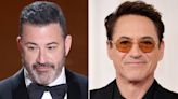 Robert Downey Jr. says 'keep going' after Jimmy Kimmel's Oscars joke about past drug use