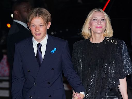 Cate Blanchett holds hands with son Dashiell, 22