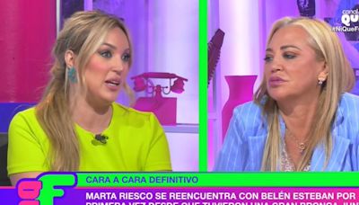 Marta Riesco desvela cómo es Belén Esteban con ella detrás de cámaras