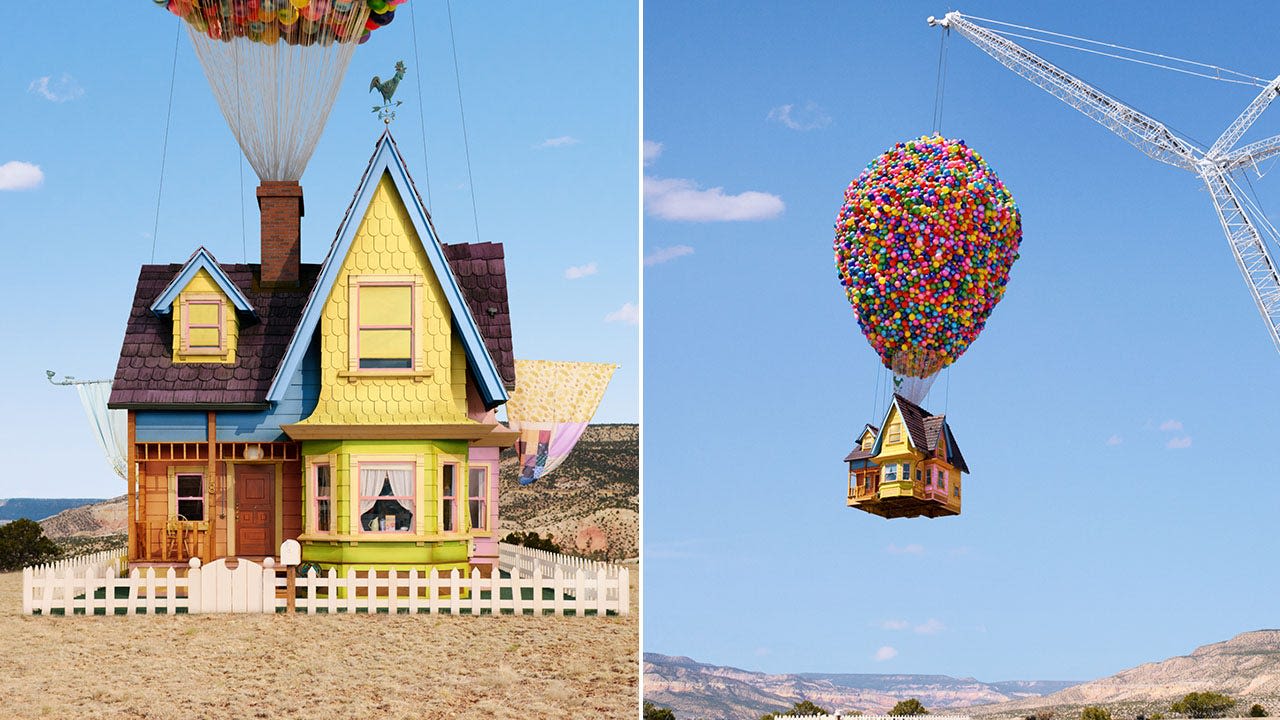 Airbnb replicates house from Disney's 'Up' that actually floats