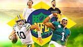 Cómo los Packers, los Eagles y 80,000 libras de equipo llegaron a Brasil por primera vez