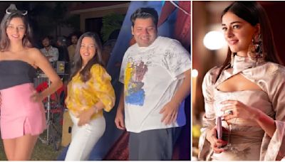 Ananya Panday shakes a leg on Falguni Pathak’s track Yaad Piya Ki with Call Me Bae helmer Collin DCunha and Ria Sen, netizens go gaga; WATCH