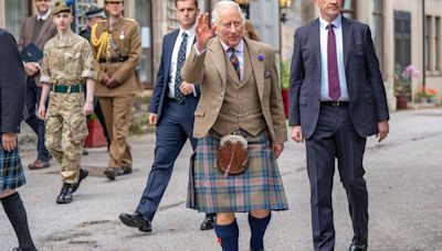 Charles gets me 'hot under the collar' when he wears a kilt says Mel Fallowfield