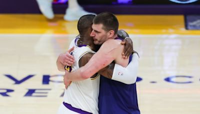 Lakers’ LeBron James on Nikola Jokic: “He’s one of the best players to ever play this game.”