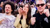 Emily Ratajkowski sits courtside at New York Knicks game with new boyfriend Eric Andre