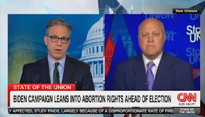 Jake Tapper Presses Mitch Landrieu on Biden Abortion Stance