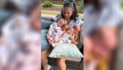 Grandmother opens up after video of her holding 4 of her grandbabies goes viral