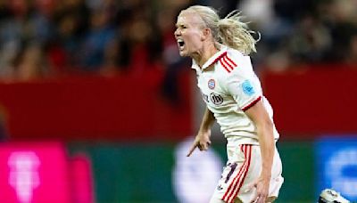 Pernille Harder nets late hat-trick as Bayern Munich thrash Arsenal