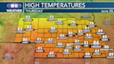 Thursday Forecast: Warmer with rain possible