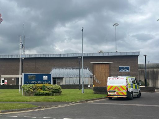 Police officer critically ill after being stabbed by prison inmate