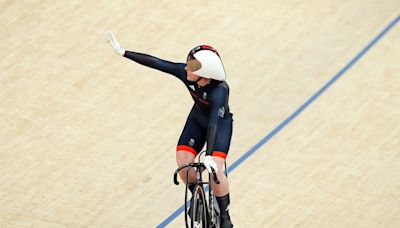 Great Britain’s Emma Finucane adds keirin bronze to team sprint gold