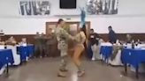 Mendoza: los videos del polémico festejo del Día del Padre en la Fuerza Aérea con bailarinas de comparsa