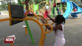 Kids in Lima's Summer Playground Program not letting the heat put a damper on fun