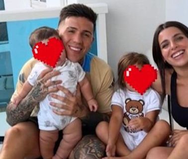 Polémica con Enzo Fernández: Su ex apareció en un partido ¿y una foto para despegarse?