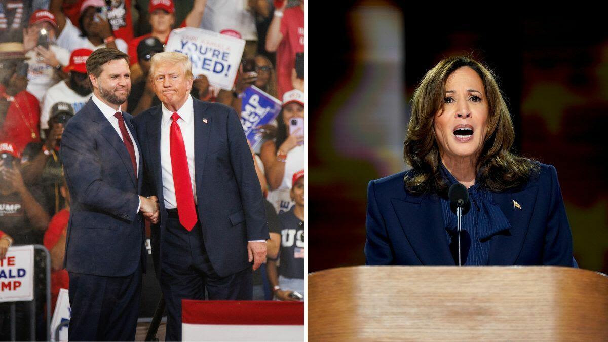 New Poll Suggests Narrow Margin Between Trump, Harris In Swing States | iHeart