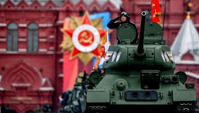 Russia again had only one tank in its big Victory Day military parade, and it was a World War II relic