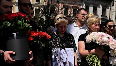 Ukraine buries doctor killed in missile strike on children's hospital