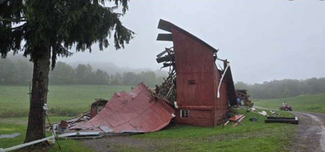 Tornado confirmed in Somerset County Saturday