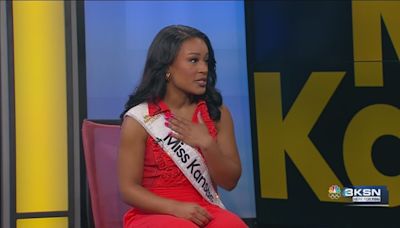 Miss Kansas, a survivor, advocates against domestic violence