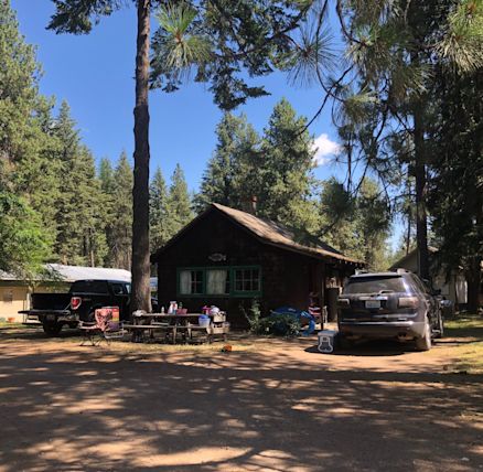 log cabin resorts in maine