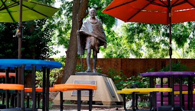 Why a life-size Gandhi statue is moving to one of NC’s largest Indian-American communities