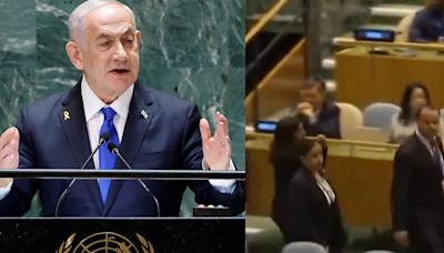 Diplomats Walk Out During Netanyahu's UN Speech Over Israeli Military Campaign In Gaza, Lebanon | Video - News18