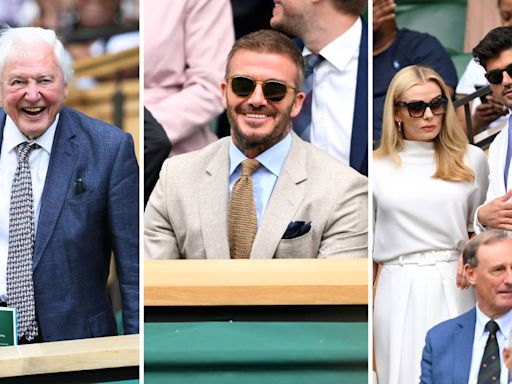 Who is in the Royal Box at Wimbledon today? All the famous tennis fans