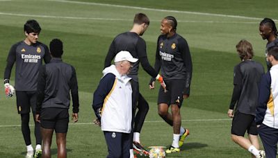 Dos ausencias de peso en el entrenamiento del Real Madrid