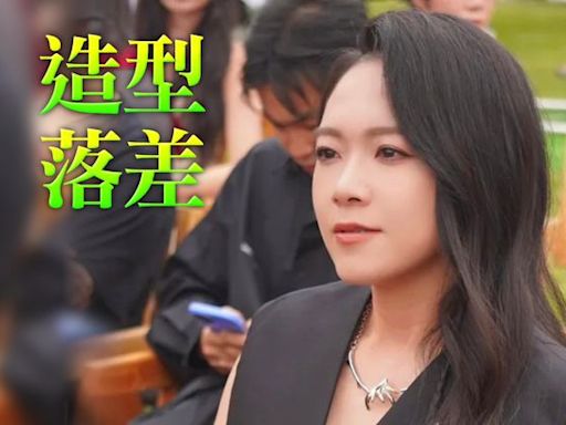 張芸京一改中性裝扮 長髮小女人模樣原來這麼美