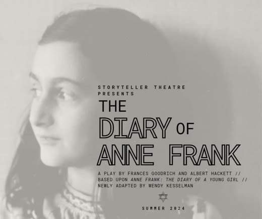 THE DIARY OF ANNE FRANK in Oklahoma at Storyteller Theatre OKC 2024