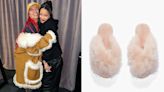 Rihanna Hung Out Backstage at the Super Bowl in These Now-$12 Fuzzy Pink Slippers