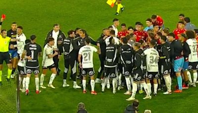 Escándalo en el fútbol chileno: cuatro expulsados en Colo Colo vs. Unión Española