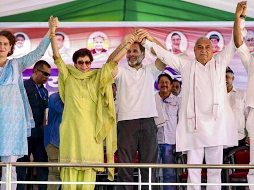 Gandhi siblings get Hooda, Selja to hold hands in show of unity in Haryana Congress