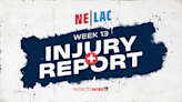 Patriots Week 13 injury report: Two receivers miss Thursday’s practice