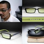 信義計劃 眼鏡 Alain Delon 8583 亞蘭德倫 AD 太陽眼鏡 黑綠雙色方框 可配高度數小框