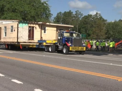 Historic house linked to Martin Luther King Jr. successfully moved to new location in St. Augustine