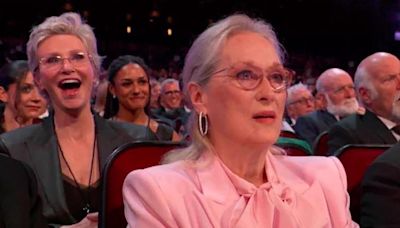 Meryl Streep recoils in shock after comparison to a 'jockstrap'