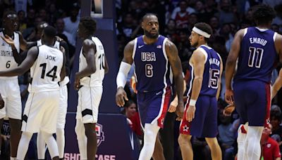 LeBron ayuda al Team USA a evitar derrota con Sudán del Sur