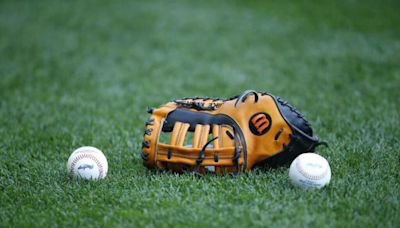 High school center fielder sprints across field to tag runner out at home in viral clip