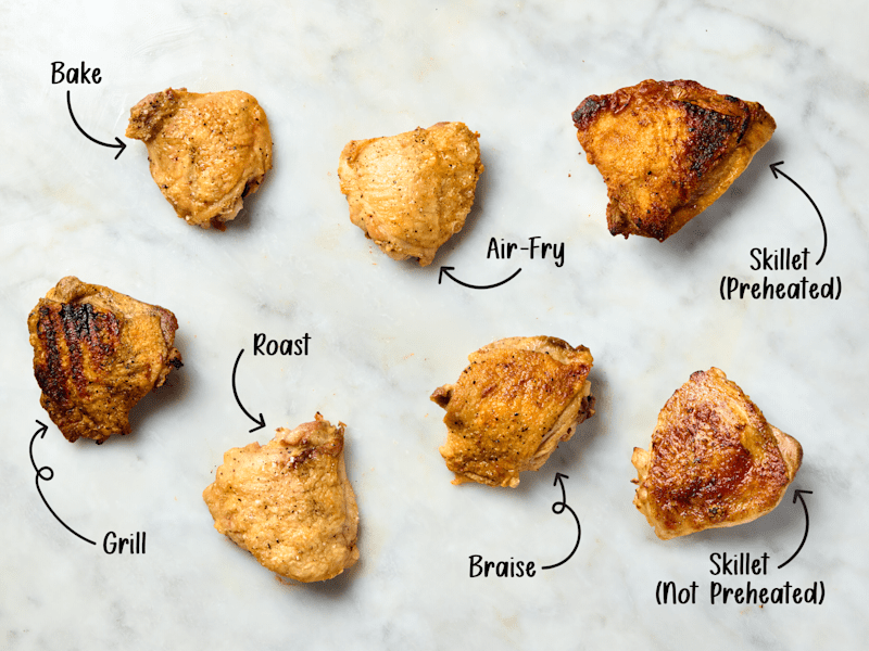 The Best Way to Cook Chicken Thighs Is Actually Two Methods