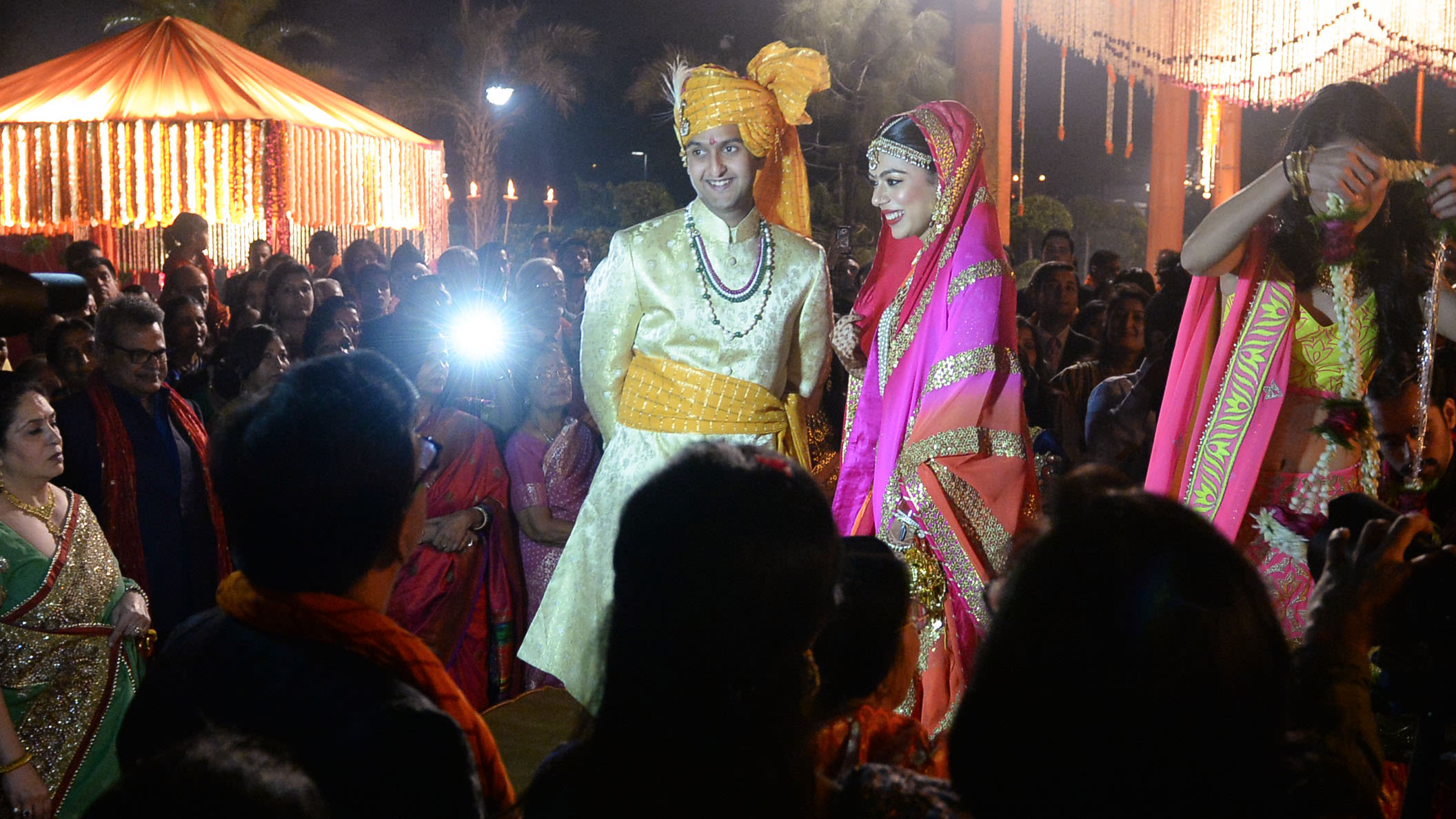 India fosters wedding industry, urging rich to party at home