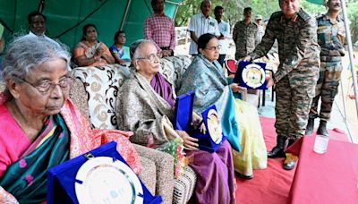 Veer Naris honoured on Kargil Vijay Diwas at Tirupati